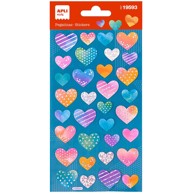 APLI Naljepnica, Stikers Srca, 1 list