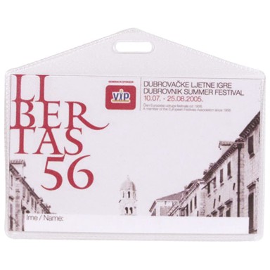 Etui za akreditaciju za kopču, 105x68 mm, pk100