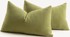 NIKCORP Set dekorativnih jastučnica 2 kom 60 x 60 cm, šenil, maslinasto zelena