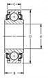 ETS F.PFIRTER Kuglični ležaj 207KRRAH03C3, 35 x 72 x 25 mm