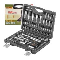 PROCRAFT Set nasadnih ključeva WS-108/72, crna