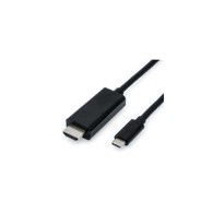 ROLINE Kabel USB-C na HDMI, 1 m, crni