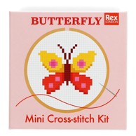 REX LONDON Kreativna igračka Cross-stitch Kit Butterfly