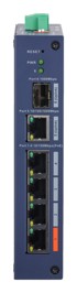 DAHUA TECHNOLOGY Switch 6-Port Cloud Managed Hardened, upravljivi L2, 4× PoE, plava