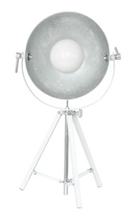 Dekorativna podna lampa CI-S6004-21, bijelo/srebrna