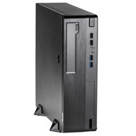 AKYGA Kućište AK-502-02BK, SFF, micro ATX, crno
