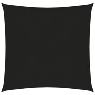 Jedro za zaštitu od sunca 160 g/m² crno 2 x 2 m HDPE