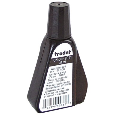 TRODAT Boja za pečat, 28 ml, 7011, crna
