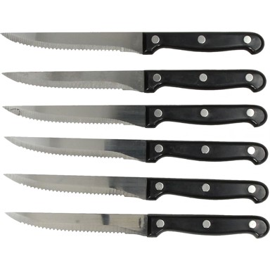 TOGNANA Set noževa Mythos 6/1 steak, crni