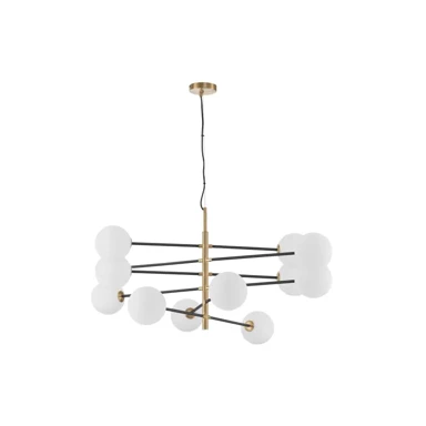VITRA NOVA LUCE Visilica NL9143309, G9, IP20, zlatna, crna