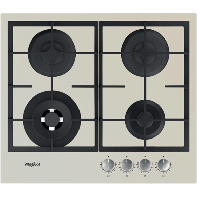 WHIRLPOOL Ugradbena plinska ploča AKTL 629/S, 4 zone, srebrna