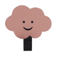 LIND DNA Ružičasta željezna kuka s postavljanjem bez bušenja Cloud Nupo