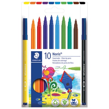 STAEDTLER Flomaster 326 C10, Noris, 10 boja