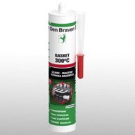 DEN BRAVEN Den Braven silikon visokotemperaturni 300* gasket-sealant crveni 300 ml