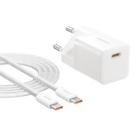 BASEUS Punjač P10110909213-01 GaN5 mini, USB-C, 25W, bijeli