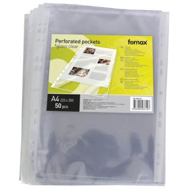 FORNAX Fascikl 1775, A4, ulošci, 130 mikrona, PP sjaj, 223 x 300 mm, 50 kom