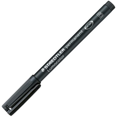 STAEDTLER Marker permanentni 1-2,5mm reciklirani Lumocolor 314-9 crni