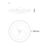 GLOBO Stropni ventilator Gatian LED