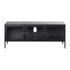 UNIQUE FURNITURE Crni metalni TV stol 132x52 cm Carmel 
