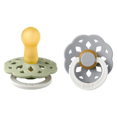 BIBS Duda varalica Boheme, kaučuk, svijetleća zelena/siva (vel. 2)