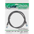 INLINE Mrežni kabel 72855S Cat6a S/FTP, 0,5 m, crni