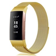 B-STRAP Milanese (Small) remen za Fitbit Charge 3 / 4, gold