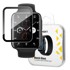 WOZINSKY Hibridno zaštitno staklo, Oppo Watch 2 46 mm, crno