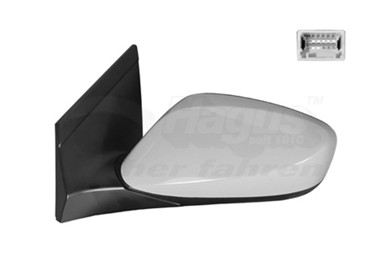 VAN WEZEL Retrovizor Hyundai I30 12-15, lijevi, električni, grijani, 5 pinova