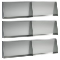 Zid za zadržavanje, 80 x 12 x 50 cm, set 6 kom., pocinčani čelik