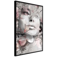 Poster Lady in the Flowers 40x60
