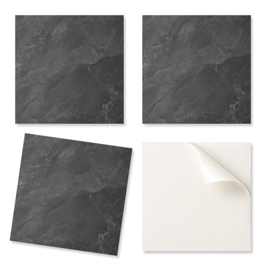 COLORAY Samoljepive PVC pločice s teksturom prirodnog kamena, 50 x 50 cm, 4 kom.