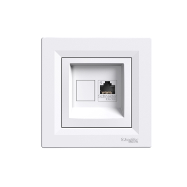 SCHNEIDER ELECTRIC Podatkovna utičnica RJ45 CAT.6 Asfora