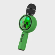 OTL Minecraft Creeper PopSing LED bežični karaoke mikrofon
