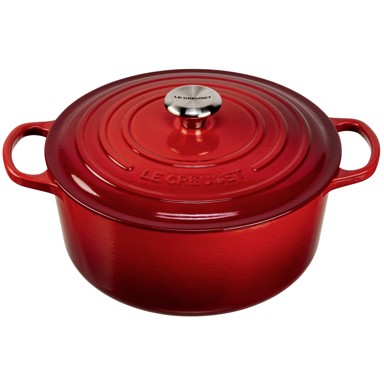 LE CREUSET Okrugli lonac od lijevanog željeza 28 cm, crveni