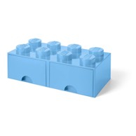 LEGO® Kutija za pohranu s dvije ladice, svijetloplava
