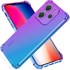 Maskica Gradientna otporna na udarce za Xiaomi Redmi Note 14 4G, ljubičasta/plava