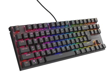 GENESIS Gaming tipkovnica Thor 303 TKL CZ/SK RGB, pozadinsko osvjetljenje, mehanička, SILENT switch, crna, HOT SWAP