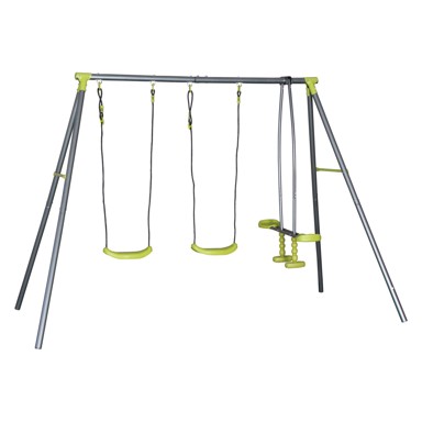 JS Plastična ljuljačka s ogradom