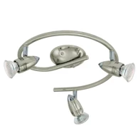 Reflektor, Magnum LED, 92643, LED GU10, 3x3W, 3x240 lm, G-forma, nikal-mat/krom