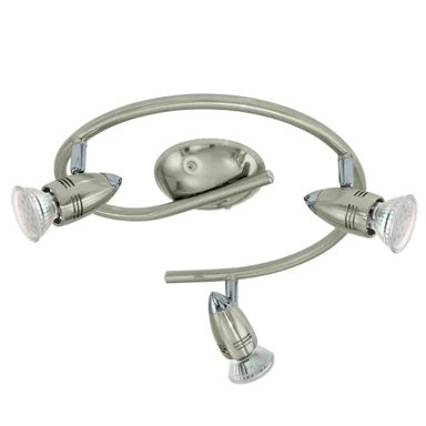 Reflektor, Magnum LED, 92643, LED GU10, 3x3W, 3x240 lm, G-forma, nikal-mat/krom