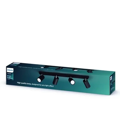 Reflektor, Kosipo, 4x, 230V, crna