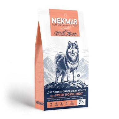 NEKMAR Hrana za pse LG Vitality, svježe konjsko meso, 2 kg
