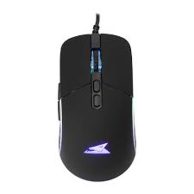 BARACUDA Miš BGM-011 NAUTILUS RGB, optički, 12800dpi, crni