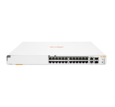 HP ARUBA Switch Instant On 1960 24G 20p Class4 4p Class6 PoE 2XGT 2SFP+ 370W, upravljivi L2+ Gigabit Ethernet (10/100/1000), Power over Ethernet (PoE), 1U, bijeli