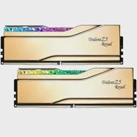G.SKILL RAM memorija Trident Z5 Royal F5-7200J3445G16GX2-TR5G, 32GB (2x16GB), DDR5 7200MHz, CL34, DIMM, zlatna, RGB