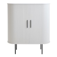 UNIQUE FURNITURE Bijeli ormarić s kliznim vratima, 100x118x40 cm Nola