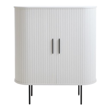 UNIQUE FURNITURE Bijeli ormarić s kliznim vratima, 100x118x40 cm Nola