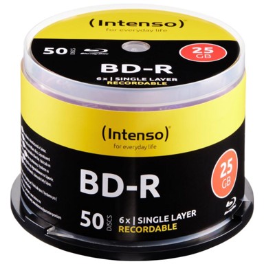 INTENSO BD-R 25GB 6x brzina, cakebox