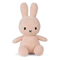 MIFFY Zec mekana igračka ECO Corduroy Misty Rose, 23 cm