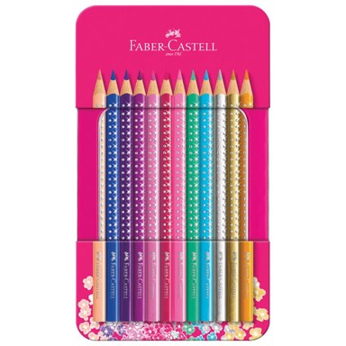FABER-CASTELL Boja 201737 drvena sparkle 12 boja